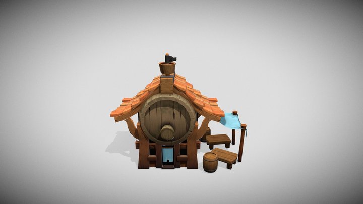 Beer Barril 3D Model