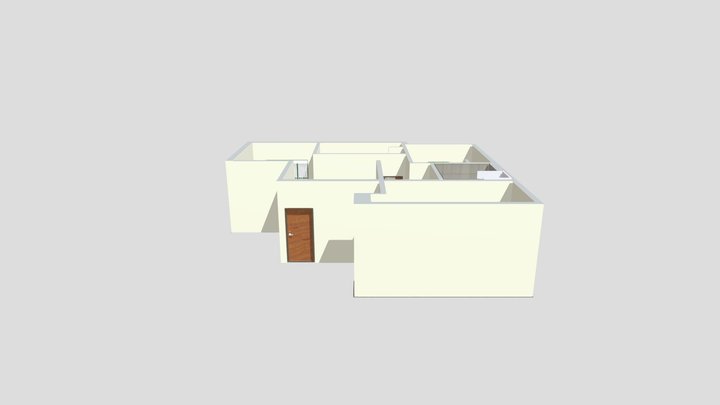 Magnolia Apartments: 3 Bedroom Unit 3D Model