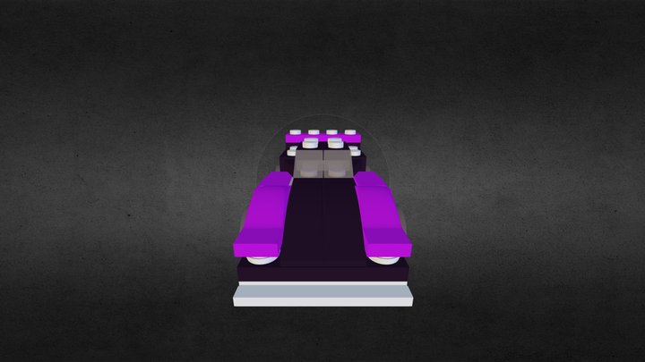 Purple Enemy 3D Model