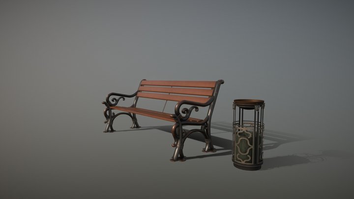 Bench 3D Model