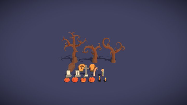 Halloween Kit 3D Model