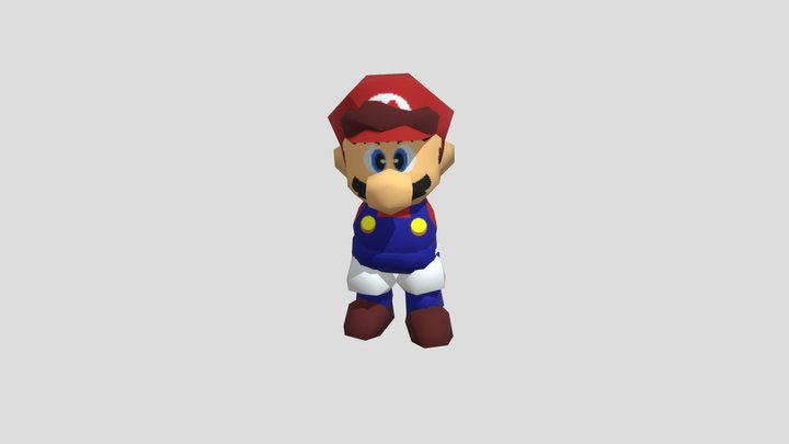 Mario 64 Meme 3D Model