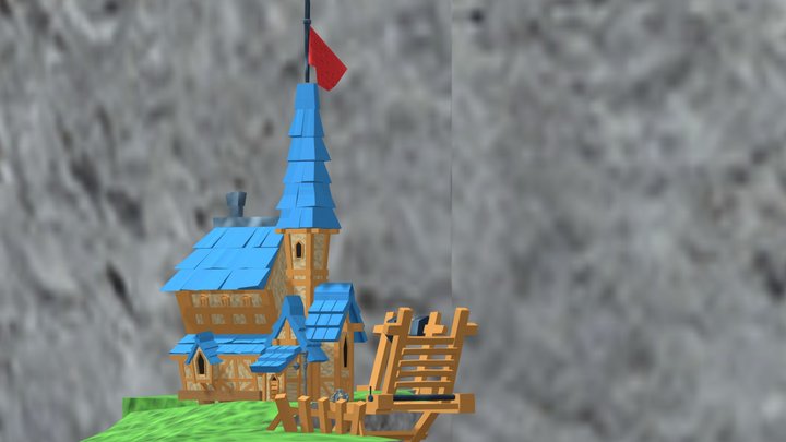 Border Hut – 3DM Project 1_Diana_Francis 3D Model