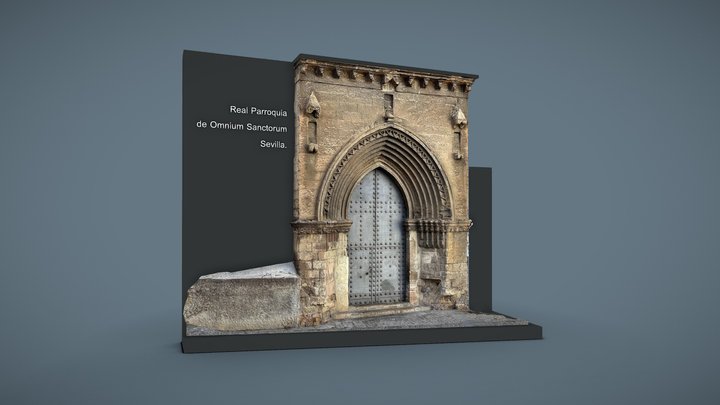 Puerta lateral Omnium Sanctorum 3D Model