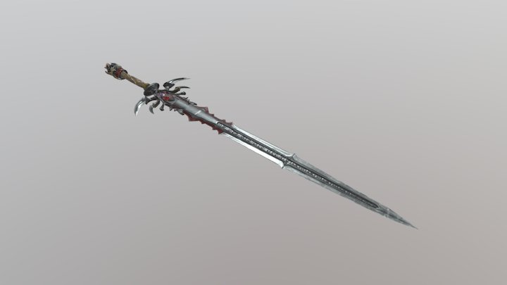 Dark Master Sword 3D Model