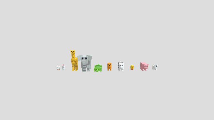 Animals 3D Model
