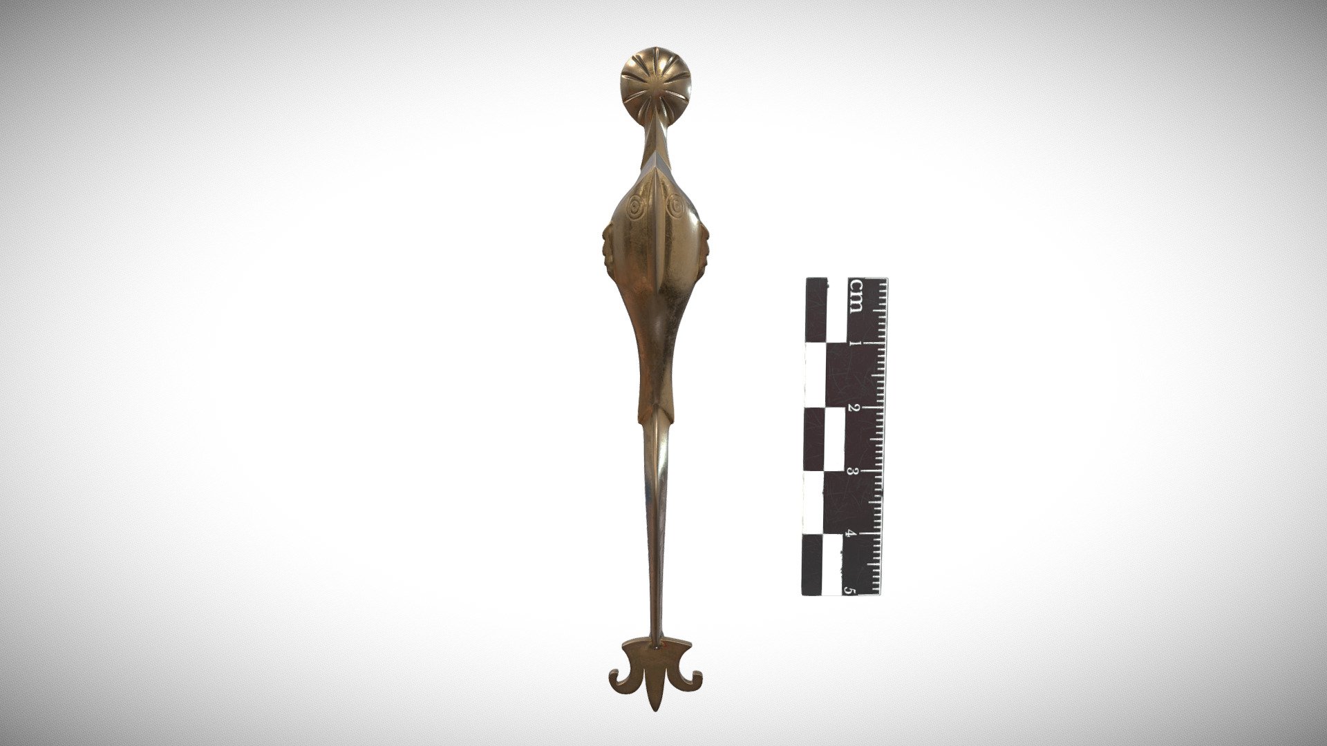 A scabbard slide from Vimose (cat. no. B308.15) — Sketchfab embed 3D viewer