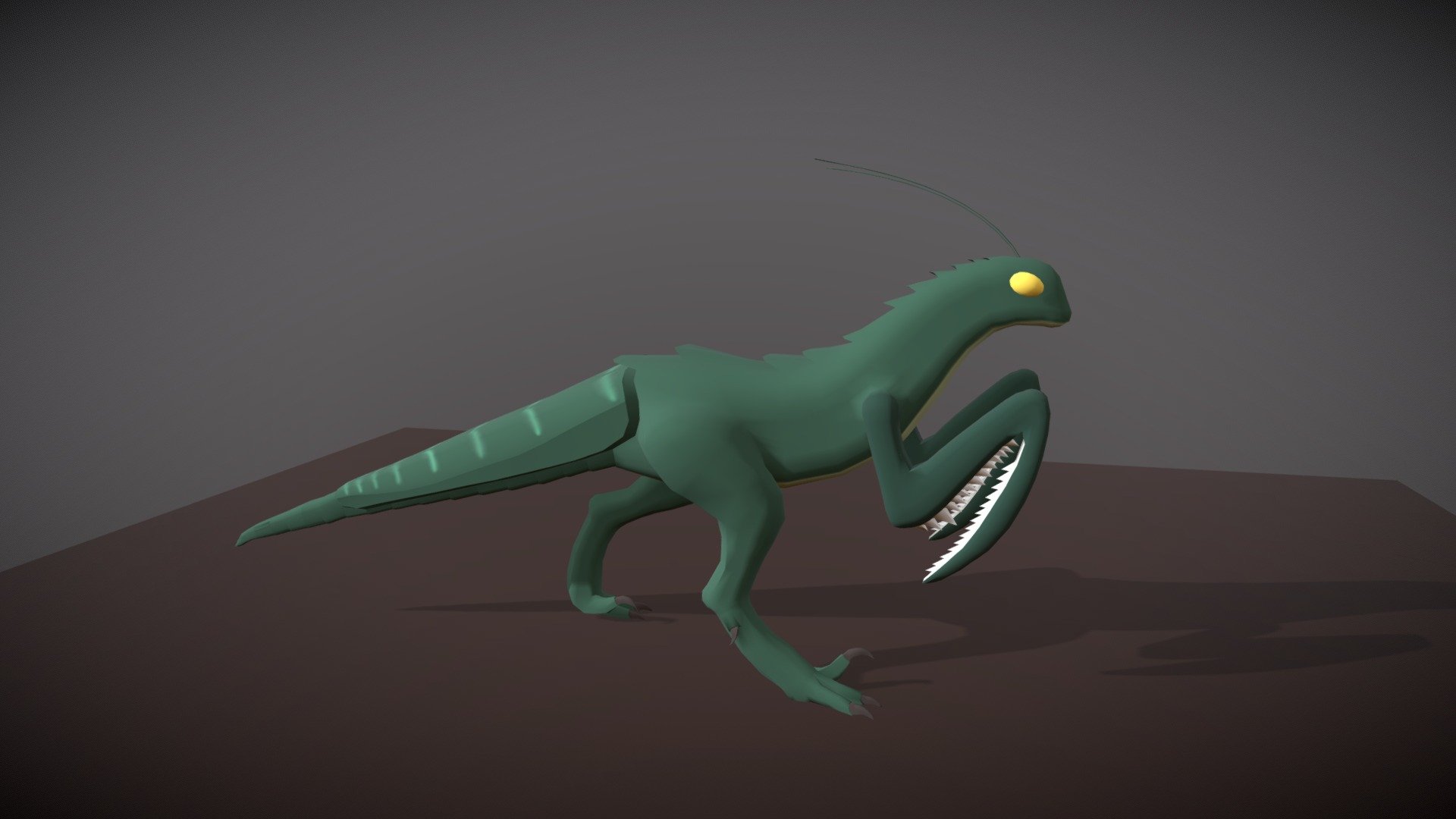 Praying Raptor - 3D model by MikkoSw [0800aae] - Sketchfab