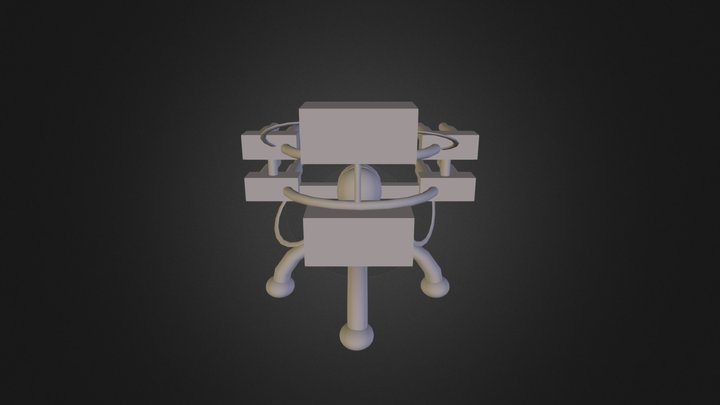Tier 2 Sentry Gun V1 3D Model