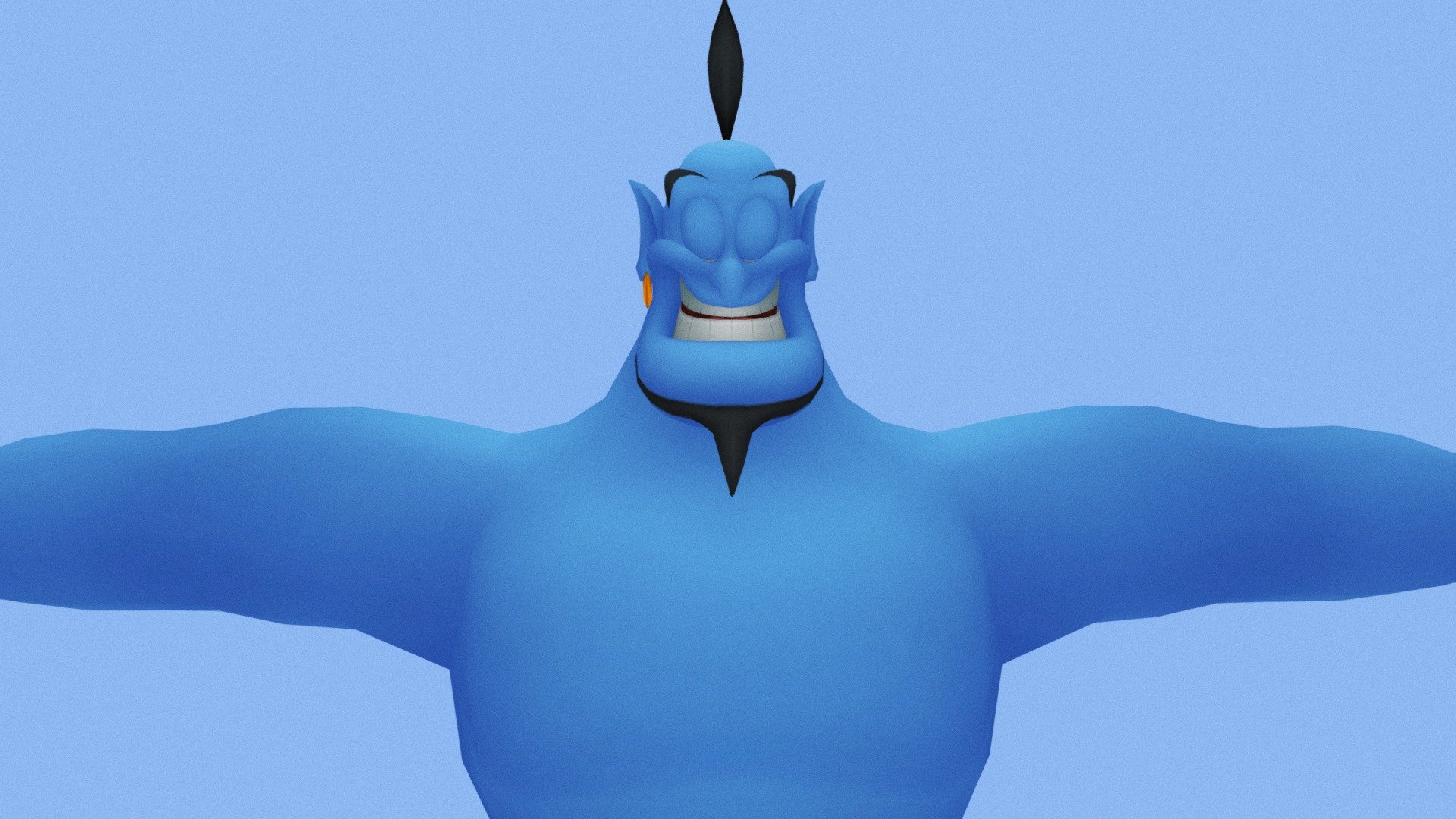 Genie - Download Free 3D model by 𝕋𝕙𝕖 𝔼𝕧𝕖𝕟𝕚𝕟𝕘 𝕊𝕥𝕒𝕣 (@dokidisneydangan ...