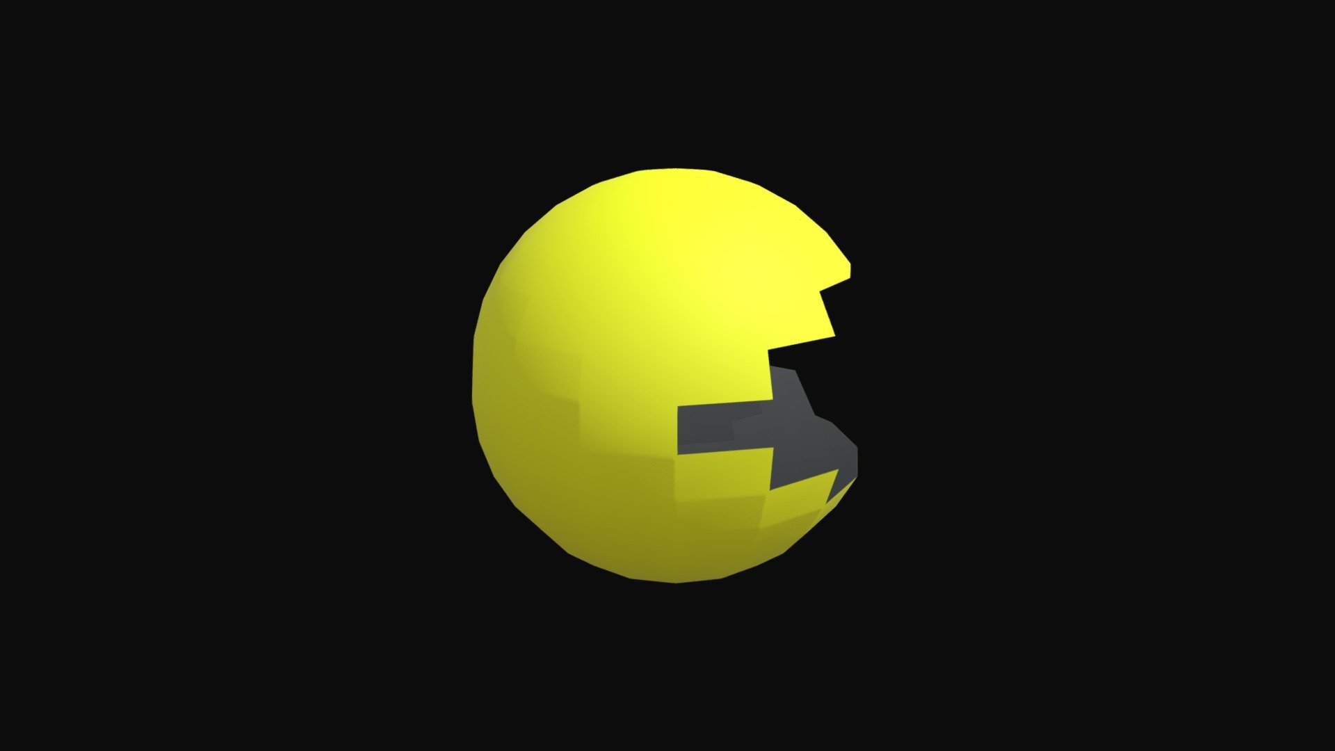 Pacman 3d Model By Gamingmaverick 0803065 Sketchfab 5296