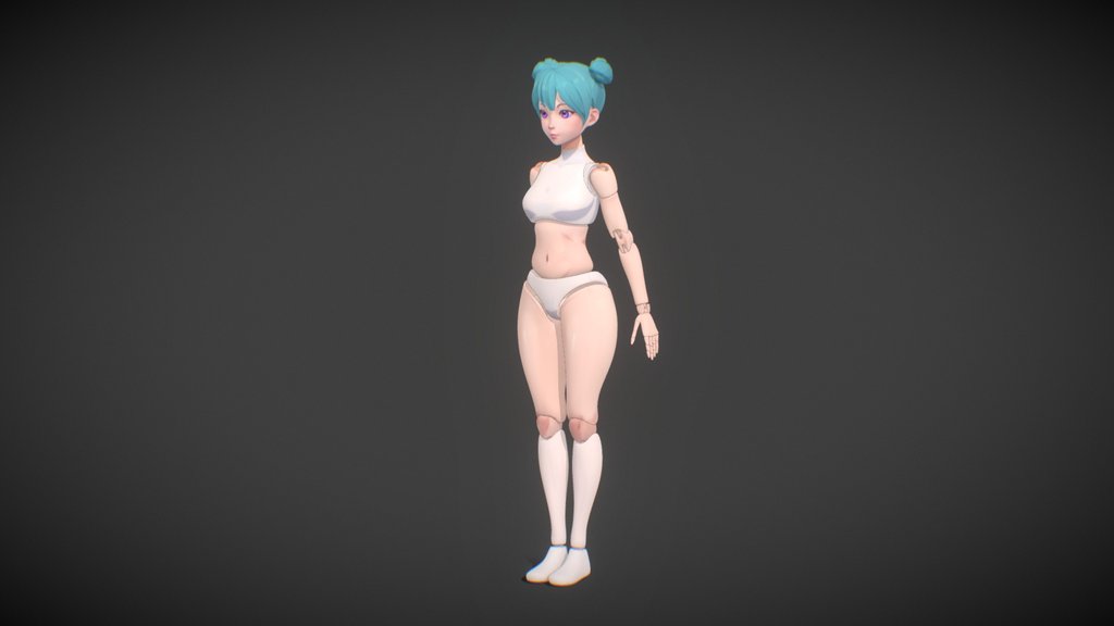 Ball Joint Doll Basemesh Neon