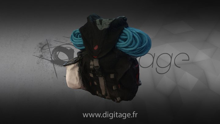 #3DST7 Climbing Backpack 3D Model