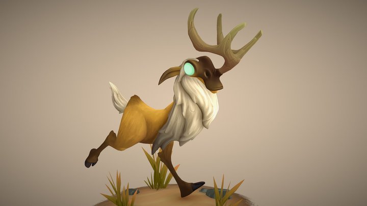 Simple Creature - Duckdeer 3D Model