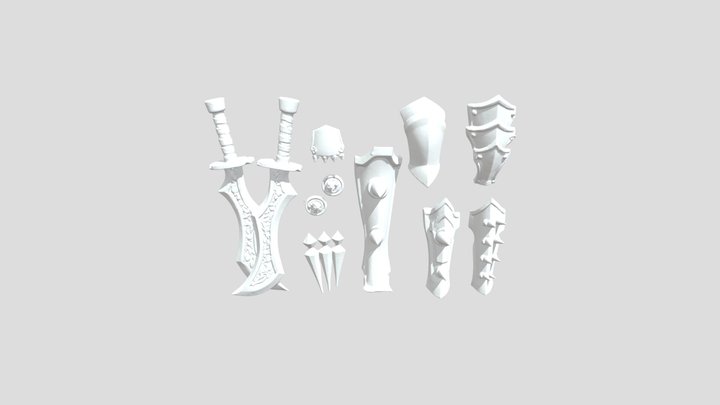 Warrior's Arsenal 3D Model