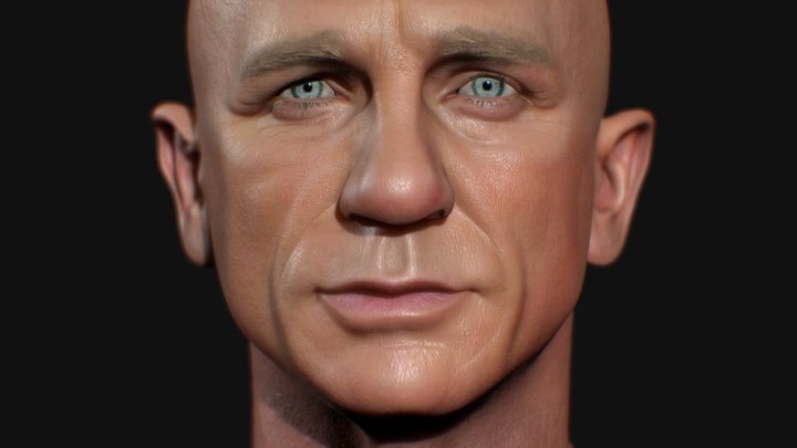 Daniel Craig/James Bond Cinematic Model 3D Model