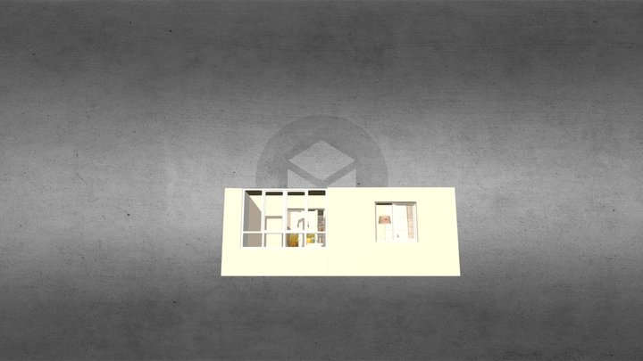 Блокированный дом 80 м кв (вар 3) 3D Model