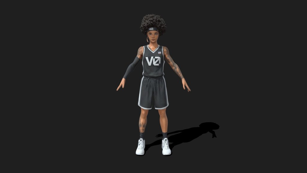 v0 Basketball Girl Woman Player