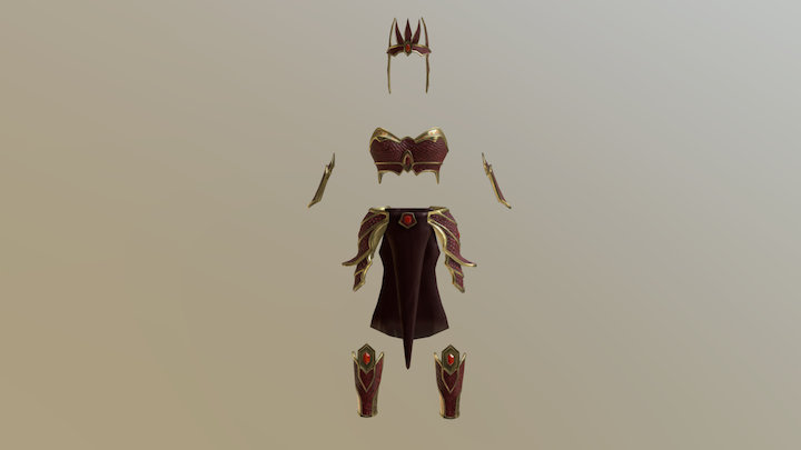 Draconical Armor 3D Model