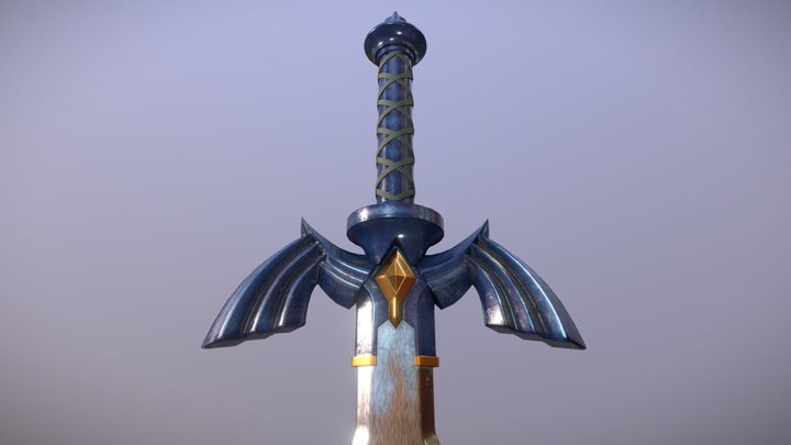 BOTW Master Sword 3D Model
