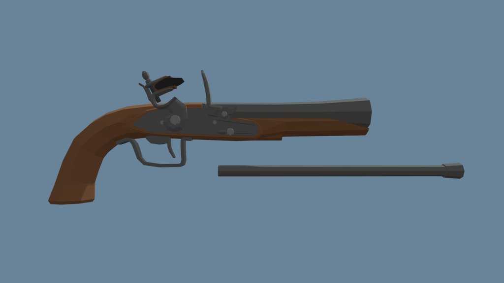 Dragon Blunderbuss (Low-Poly)