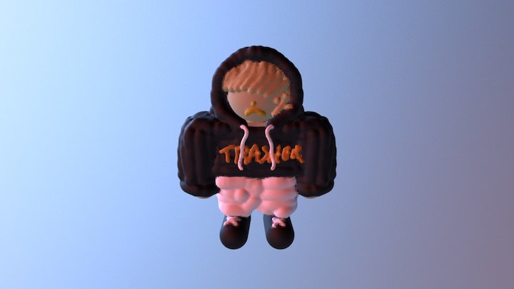 trasher merged 3D Model