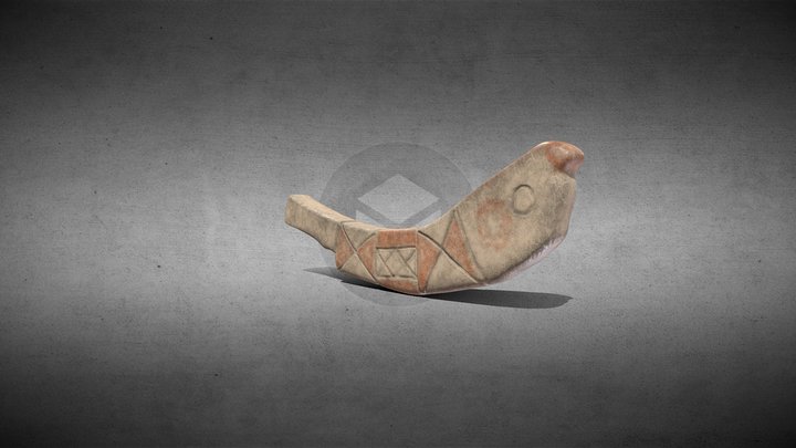 baston prehispánico del Opeño Michoacán 3D Model