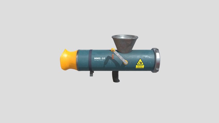 Mincer Machine Gun 3D Model