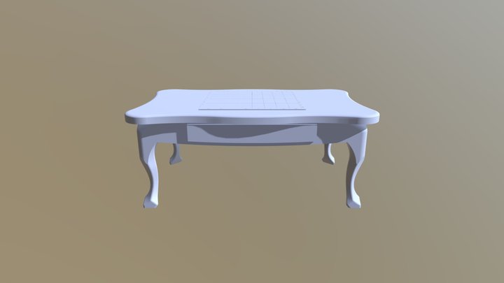 Chess Table 3D Model