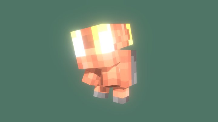 Copper bulb golem 3D Model