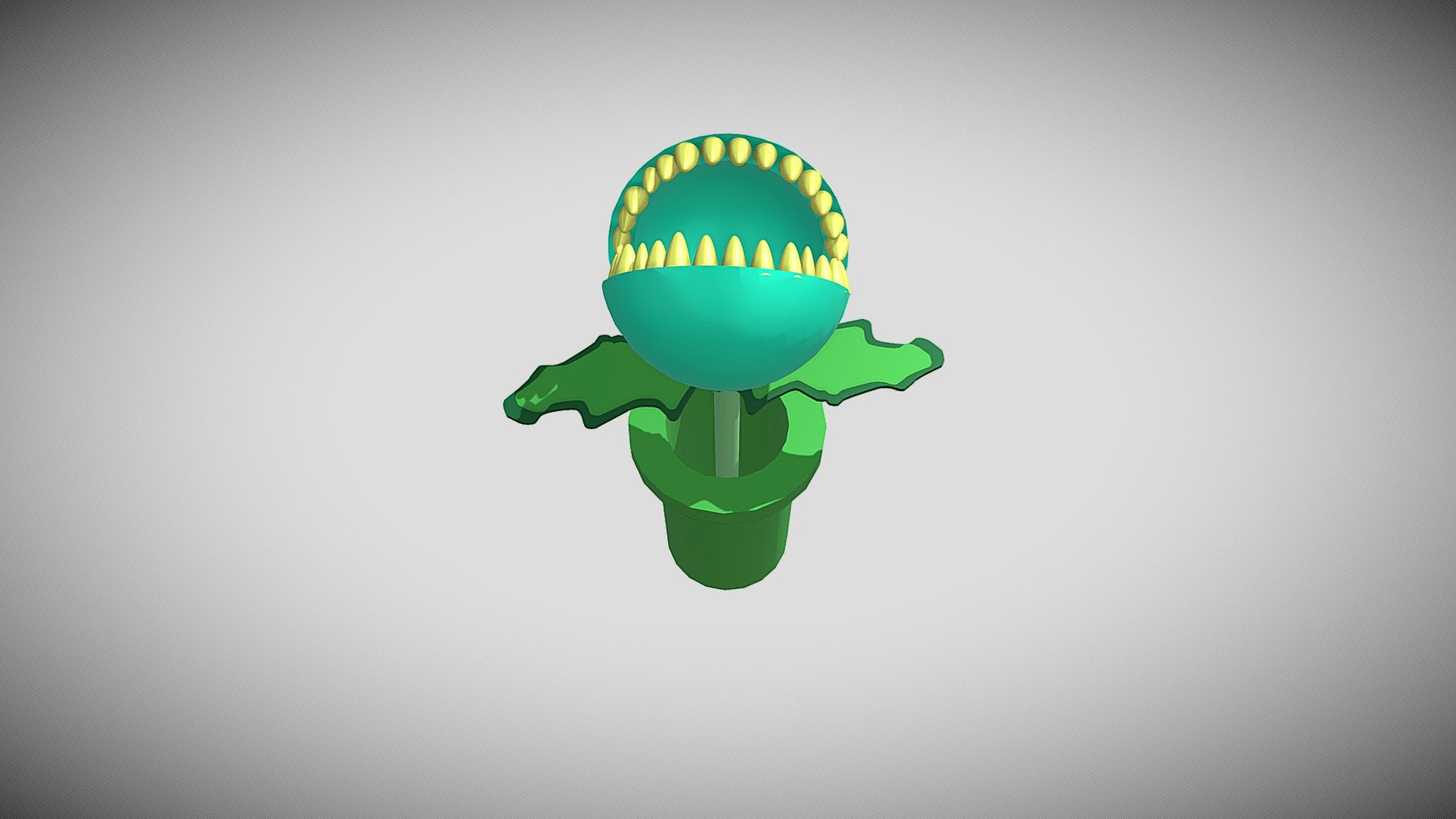 Shiny Piranha Plant by Diego Serrano