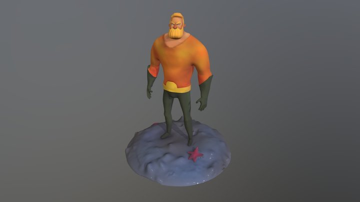 Aquaman 3D Model