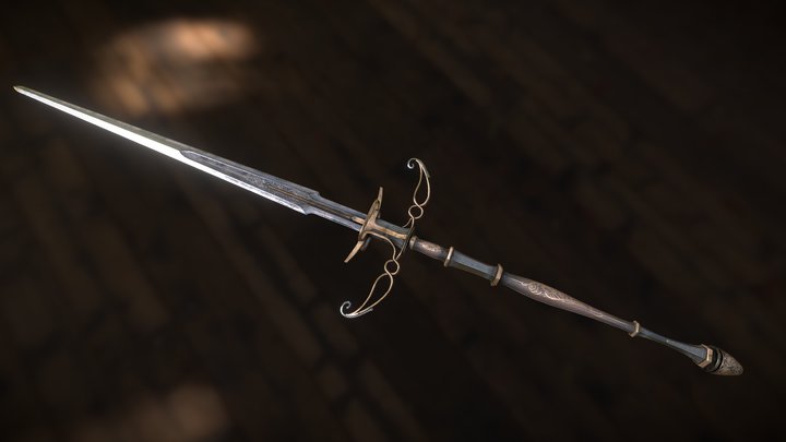 "Bringhur" Greatsword 3D Model