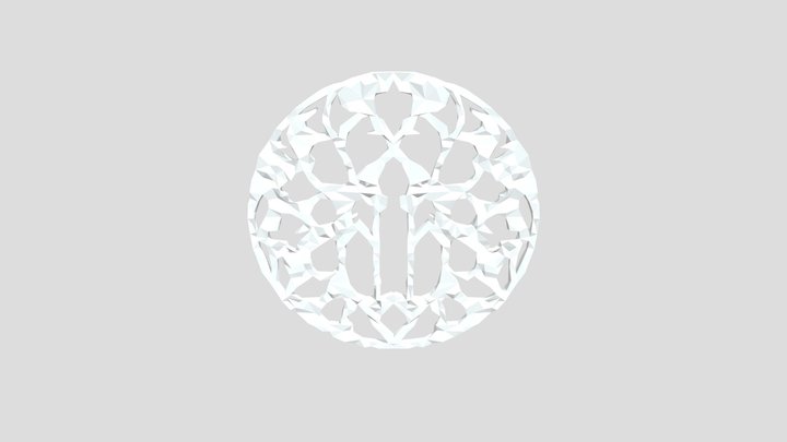 OBS_props_gothic-window-displaced 3D Model
