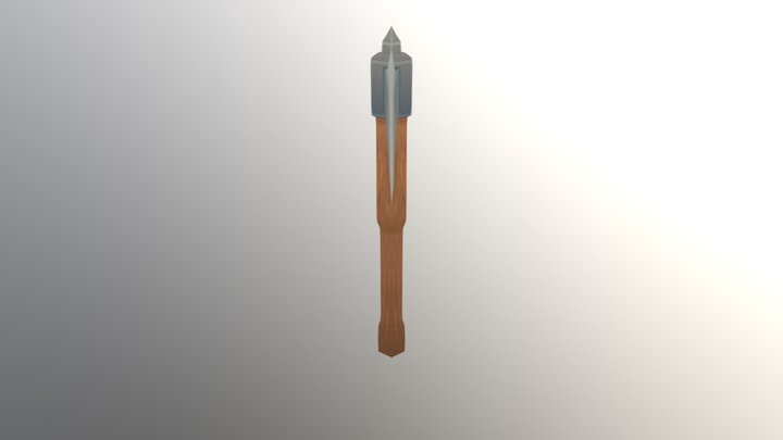 Texture painting an Axe 3D Model