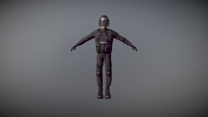Police officer 3D Model