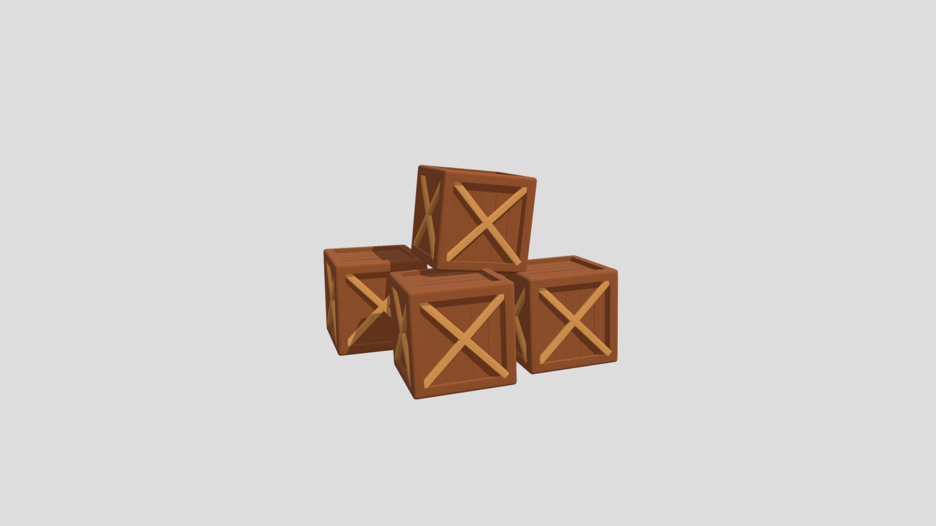 Box Brown Group Of 4 - Download Free 3D model by Dominik Gierl ...