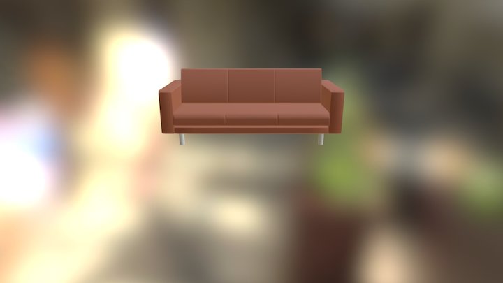 Simple sofa 3D Model