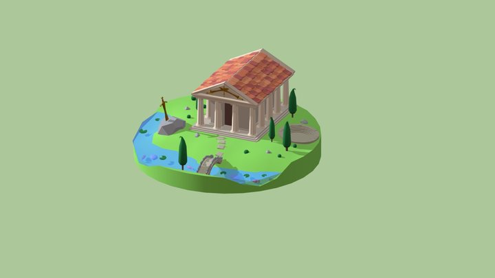 1IGP18_E_Peeters_Jesse_SimpleScene 3D Model