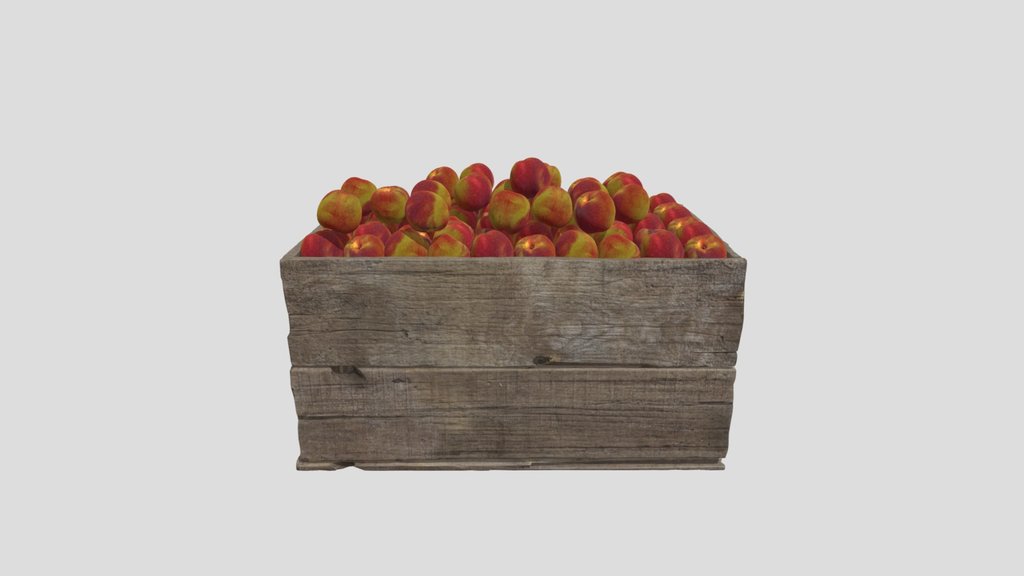 Mk Wooden Veggie Fruit Crate 029