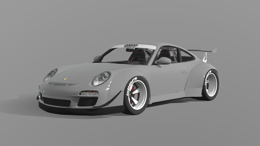 Porsche 911 997 GT3 RS RWB (By Outpiston)