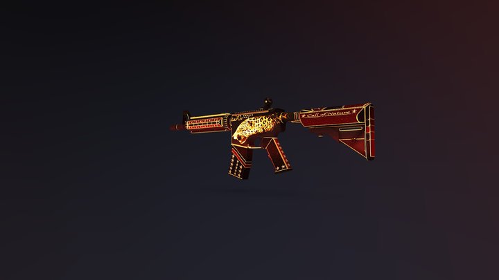 M4a4-csgo 3D models - Sketchfab