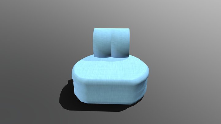 50's Oasis Chair 3D Model