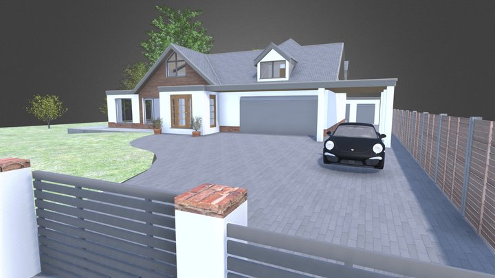 House in Bournemouth (Clic on HD Properties) 3D Model