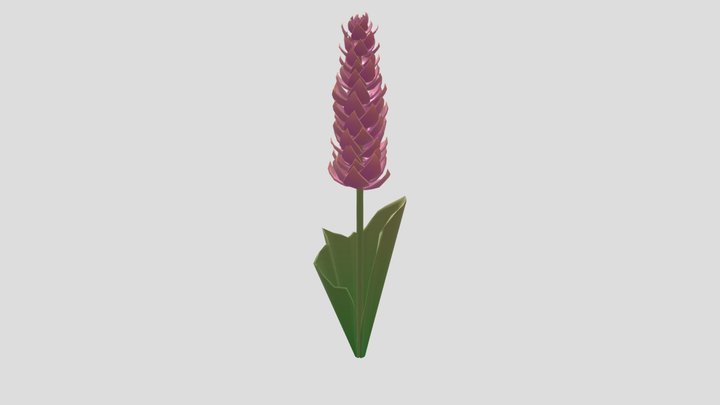 lowpoly flower 3D Model