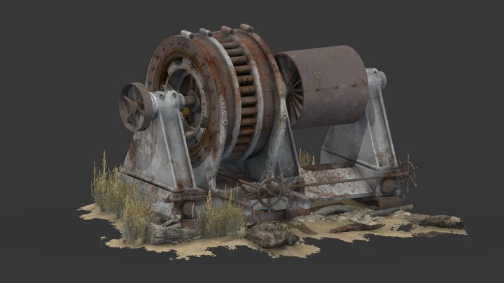 Illfonic Stanley Electric Generator w/ generator 3D Model