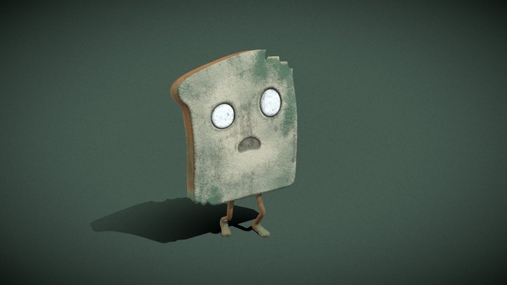 Zombie Bred 3D Model