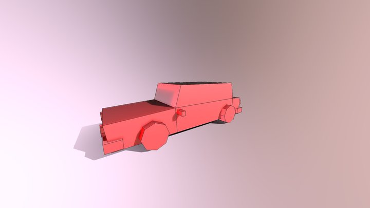 Vehiculo/Vehicle of Krunker 3D Model