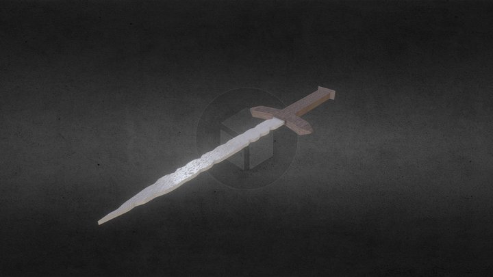 Worn Dagger (Bit rushed) 3D Model