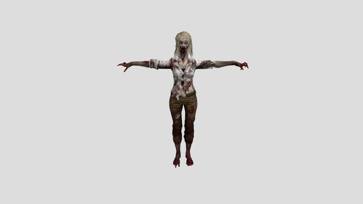 Zombiegirl W Kurniawan Thriller Part 2 3D Model